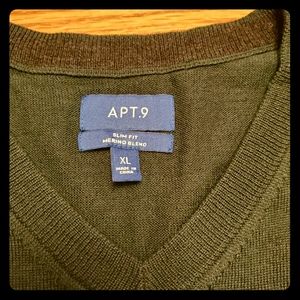 Dark Green V-Neck Sweater, never worn